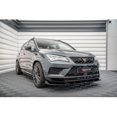 Maxton Design spoiler pod přední nárazník pro Cupra Ateca, černý lesklý plast ABS