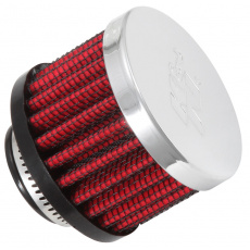 K&N univerzální odvětrávací filtr s vnějším průměrem 51 mm a výškou 38 mm, průměr vstupu 19 mm, délka vstupní příruby 11 mm, materiál Netkaná syntetická textilie, vrchlík kovový vrchlík K&N univerzální odvětrávací filtr s vnějším průměrem 51 mm a výškou 38 mm, průměr vstupu 19 mm, délka vstupní příruby 11 mm, materiál Netkaná syntetická textilie, vrchlík kovový vrchlík