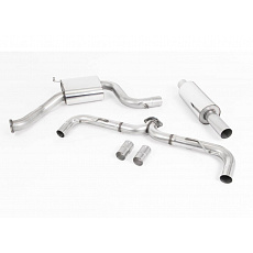 Milltek Sport homologovaný výfuk cat-back s rezonátorem pro Volkswagen Golf MK7.5 GTi (bez Performance Pack, bez GPF) 2017-2018, typ koncovek: GT-100 leštěné