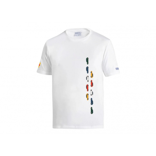 Sparco tričko Lancia Delta, barva: bílá, velikost: XXXL Sparco tričko Lancia Delta, barva: bílá, velikost: XXXL