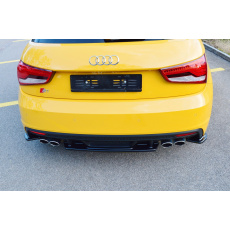 Maxton Design středový spoiler zadního nárazníku pro Audi S1 Mk1, Carbon-Look Maxton Design středový spoiler zadního nárazníku pro Audi S1 Mk1, Carbon-Look