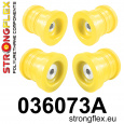 036073A: Strongflex Sada silentbloků zadního nosníku varianta SPORT
