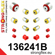 136241B: Strongflex Sada silentbloků zadního zavěšení 136241B: Strongflex Sada silentbloků zadního zavěšení