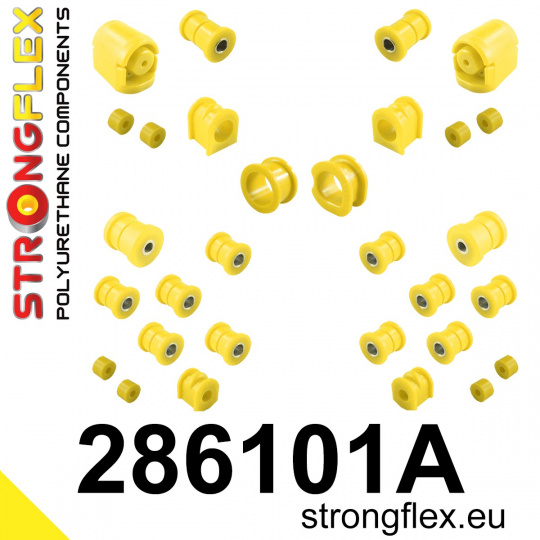 286101A: Strongflex Kompletní sada silentbloků pro zavěšení varianta SPORT