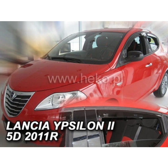 HEKO ofuky oken Lancia Ypsilon 5dv (2011-) přední + zadní