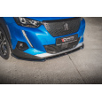 Maxton Design spoiler pod přední nárazník pro Peugeot 2008 Mk2, černý lesklý plast ABS