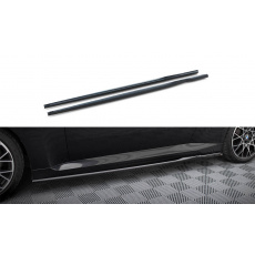 Maxton Design difuzory pod boční prahy pro BMW řada 2 G42 Standard, černý lesklý plast ABS