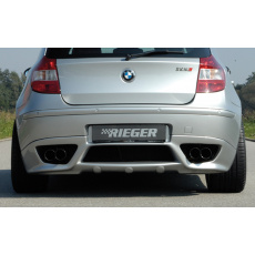 Rieger spoiler pod zadní nárazník pro BMW řada 1 E87 4-dvéř., sedan před faceliftem r.v. 09/04-03/07, plast ABS bez povrchové úpravy