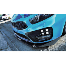 Maxton Design "Racing" spoiler pod přední nárazník pro Kia Cee'd Mk 2/Pro Cee'd GT, plast ABS bez povrchové úpravy