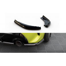 Maxton Design boční difuzory pod zadní nárazník ver. 11 pro BMW řada 1 F40, černý lesklý plast ABS, M-Pack / M135i