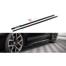 Maxton Design difuzory pod boční prahy pro BMW řada 4 G22/M-Pack, černý lesklý plast ABS Maxton Design difuzory pod boční prahy pro BMW řada 4 G22/M-Pack, černý lesklý plast ABS