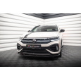 Maxton Design spoiler pod přední nárazník pro Volkswagen T-roc R Mk1, černý lesklý plast ABS, vč. R-Line