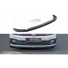 Maxton Design spoiler pod přední nárazník ver.1 pro Volkswagen Polo GTI Mk6, černý lesklý plast ABS Maxton Design spoiler pod přední nárazník ver.1 pro Volkswagen Polo GTI Mk6, černý lesklý plast ABS