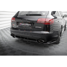 Maxton Design středový spoiler pod zadní nárazník s žebrováním pro Audi RS6 C6, černý lesklý plast ABS Maxton Design středový spoiler pod zadní nárazník s žebrováním pro Audi RS6 C6, černý lesklý plast ABS
