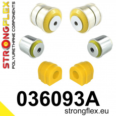 036093A: Strongflex Sada silentbloků předního zavěšení varianta SPORT 036093A: Strongflex Sada silentbloků předního zavěšení varianta SPORT
