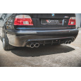 Maxton Design vložka zadního nárazníku pro BMW M5 E39, černý lesklý plast ABS
