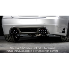 Rieger spoiler pod zadní nárazník pro BMW řada 3 E90, E91 sedan, touring vč. faceliftu r.v. 03/05-08/08, 08/05-08/08, 09/08-, plast ABS s povrchovou úpravou Carbon-Look, pro 335i