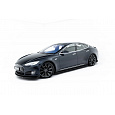 Maxton Design difuzory pod boční prahy pro Tesla Model S, černý lesklý plast ABS