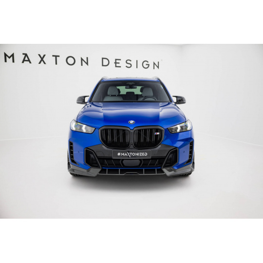 Maxton Design spoiler pod přední nárazník pro BMW X5 G05 Facelift, materiál pravý karbon, M-Pack
