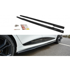 Maxton Design difuzory pod boční prahy pro Renault Clio RS Mk4, černý lesklý plast ABS Maxton Design difuzory pod boční prahy pro Renault Clio RS Mk4, černý lesklý plast ABS