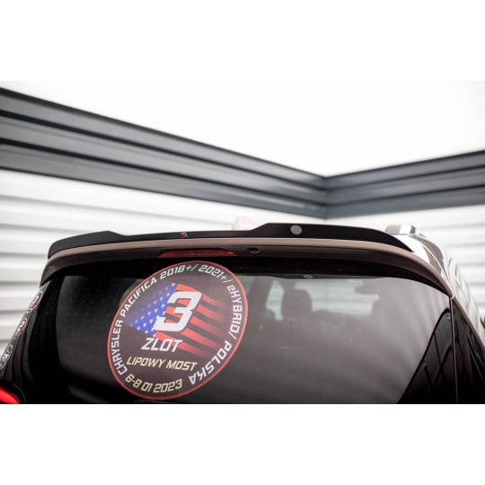 Maxton Design prodloužení spoileru pro Chrysler Pacifica Mk2, černý lesklý plast ABS