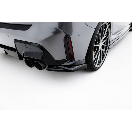 Maxton Design boční difuzory pod zadní nárazník v.5 pro BMW řada 1 F70, černý lesklý plast ABS, M135i