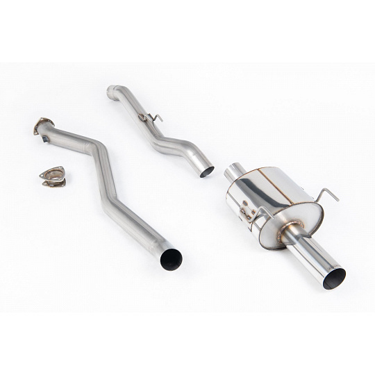 Milltek Sport výfukový systém cat-back bez rezonátoru (hlasitější) pro Honda Integra DC-5 Type-R 2001-2006, Single Wall 3.5" leštěná koncovka
