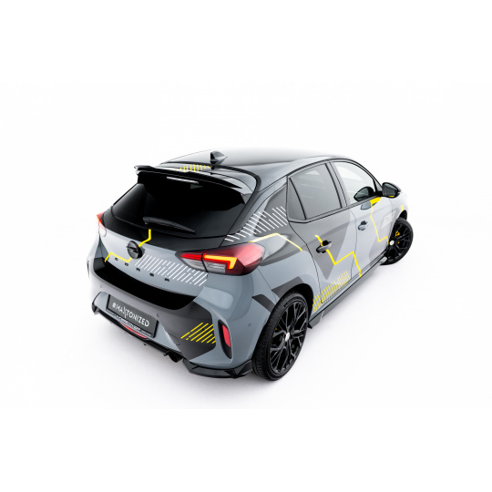 Maxton Design prodloužení spoileru pro Opel Corsa F (Mk6) Facelift, černý lesklý plast ABS Maxton Design prodloužení spoileru pro Opel Corsa F (Mk6) Facelift, černý lesklý plast ABS