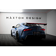 Maxton Design zadní křídlo s úzce rozkročenými držáky a LED světlem pro Toyota Supra Mk5, pravý karbon