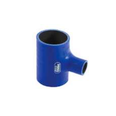 Samco Sport Fluoro T spojka s vnitřním průměrem 63 mm pro vedení oleje a nafty a výstupem 25 mm, barva: modrá
