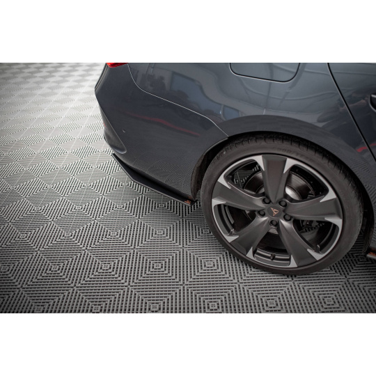Maxton Design "Street Pro" boční difuzory pod zadní nárazník pro Cupra Leon, plast ABS bez povrchové úpravy
