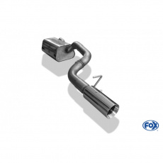 Fox Sportauspuff koncový tlumič výfuku s koncovkou 1x90 Typ 24 pro Ford Focus II 2004-01/2008 s motorem 1.4, 1.6, 1.8, 2.0