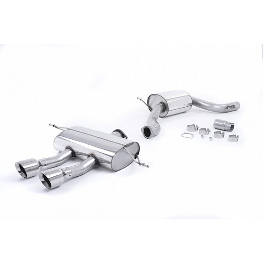 Milltek Sport homologovaný výfuk cat-back s rezonátorem (tišší) pro Seat Leon Cupra R 2.0 TSI 265PS 2010-2012