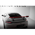 Maxton Design zadní křídlo s úzce rozkročenými držáky a LED světlem ver. 2 pro Porsche Cayman GTS 982c, pravý karbon