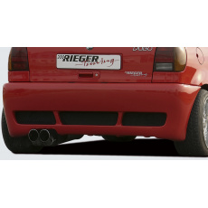 Rieger zadní nárazník pro Volkswagen Polo 4 6N 3-dvéř., 5-dvéř., plast ABS bez povrchové úpravy