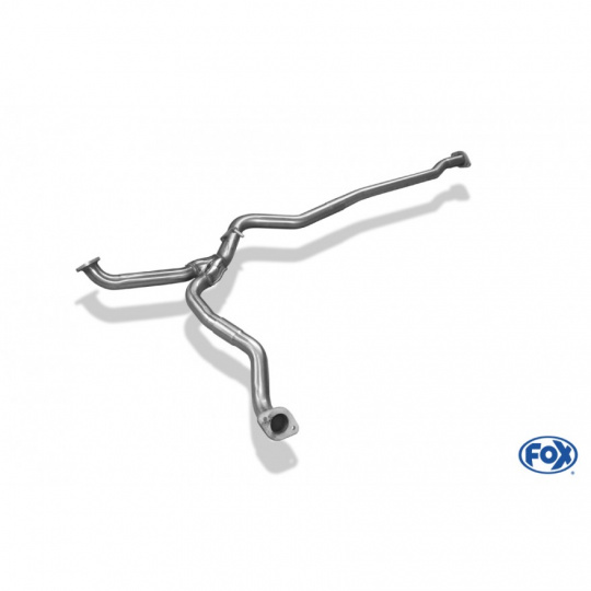 Fox Sportauspuff přední díl bez tlumiče pro Subaru Legacy, Legacy Outback BL, BP 2003-2009 s motorem 3.0 Fox Sportauspuff přední díl bez tlumiče pro Subaru Legacy, Legacy Outback BL, BP 2003-2009 s motorem 3.0