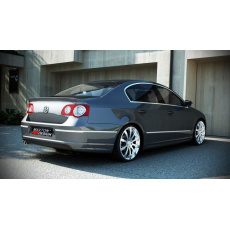 Maxton Design spoiler pod zadní nárazník pro Volkswagen Passat Mk6 (B6), plast ABS bez povrchové úpravy