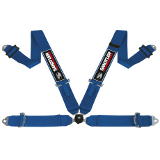 Sandtler Sponsor čtyřbodový 3" bezpečnostní pás s homologací FIA, barva modrá