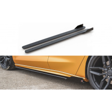Maxton Design "Racing durability" difuzory pod boční prahy s křidélky pro Ford Focus Mk4, plast ABS bez povrchové úpravy, s červenou linkou Maxton Design "Racing durability" difuzory pod boční prahy s křidélky pro Ford Focus Mk4, plast ABS bez povrchové úpravy, s červenou linkou