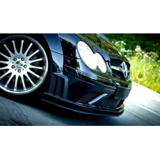 Maxton Design spoiler pod přední nárazník pro Mercedes CLK W 209, Carbon-Look, SL Black Series look Maxton Design spoiler pod přední nárazník pro Mercedes CLK W 209, Carbon-Look, SL Black Series look