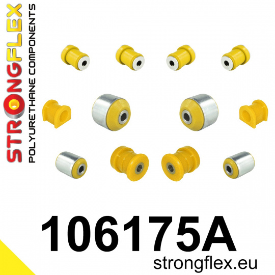 106175A: Strongflex Sada silentbloků předního zavěšení varianta SPORT 106175A: Strongflex Sada silentbloků předního zavěšení varianta SPORT