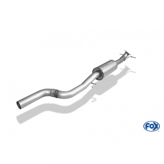 Fox Sportauspuff přední díl s tlumičem pro Opel Astra K 2015- s motorem 1.4, 1.6 Fox Sportauspuff přední díl s tlumičem pro Opel Astra K 2015- s motorem 1.4, 1.6