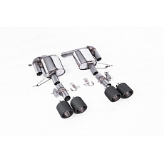 Milltek Sport koncový tlumič(e) s klapkami pro Range Rover Sport SVR 5.0 V8 Supercharged (Facelift) 2018-2022, JET-115 karbonové koncovky