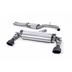 Milltek Sport homologovaný výfuk cat-back s rezonátorem pro Audi RS3 Sportback (8V MQB - předfacelift) 2015-2017, typ koncovek: oválné černé