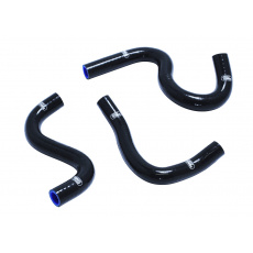 Samco Sport 3-dílná sada silikonových hadic pro topení pro Toyota Corolla AE86 1984 - 1987 s motory 4A-GEU, s levostranným řízením, barva: modrá