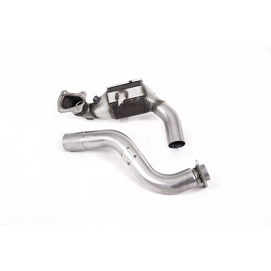 Milltek Sport downpipe a Hi-Flow sportovní katalyzátor 200CPSI pro Suzuki Swift Sport 1.4 BoosterJet (mimo Hybrid, bez GPF/OPF) 2017-2024