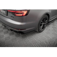 Maxton Design boční difuzory pod zadní nárazník ver.3 pro Audi A4 8V FL, černý lesklý plast ABS