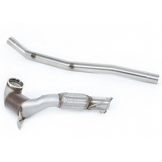 Milltek Sport downpipe a Hi-Flow sportovní katalyzátor s HJS 200CPSI Sports Cat vč. GPF Delete pro Volkswagen T-Roc R 2.0TSI 300ps (MQB EVO modely s OPF/GPF) 2023-2024 Milltek Sport downpipe a Hi-Flow sportovní katalyzátor s HJS 200CPSI Sports Cat vč. GPF Delete pro Volkswagen T-Roc R 2.0TSI 300ps (MQB EVO modely s OPF/GPF) 2023-2024