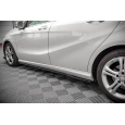 Maxton Design difuzory pod boční prahy ver.2 pro Mercedes třída A W176/Standard, černý lesklý plast ABS