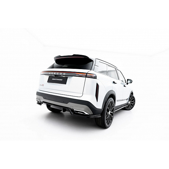 Maxton Design spoiler pod zadní nárazník s žebrováním pro Jaeco 7 Mk1, černý lesklý plast ABS Maxton Design spoiler pod zadní nárazník s žebrováním pro Jaeco 7 Mk1, černý lesklý plast ABS